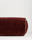 Elliot Velvet Bolster Cushion - Oxblood 70cm