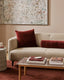 Elliot Velvet Bolster Cushion - Oxblood 70cm