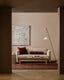 Elliot Velvet Bolster Cushion - Oxblood 70cm