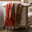 Paprika Wool Blend Throw