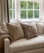 Velvet Cushion - Beige