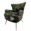 Wildlife Velvet Armchair