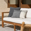 Finn Outdoor Cushion - Steel Blue 40x60