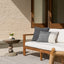 Finn Outdoor Cushion - Steel Blue 40x60