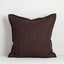 Flaxmill Linen Cushion - Mahogany