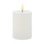 Hughe LED Pillar Candle - White