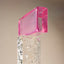 Bernard Glass Brick Sculpture - Pink