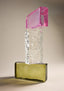 Bernard Glass Brick Sculpture - Ripple