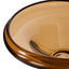 Wavy Glass Bowl - Brown