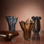 Wavy Glass Bowl - Brown