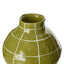 Eden Check Vase - Green 24.5cm