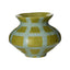 Eden Check Vase - Green/Blue 17.5cm