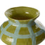 Eden Check Vase - Green/Blue 17.5cm