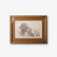 Vintage Glade Sketch Wall Art - 40x30cm