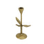 Gold Leaf Candle Holder - Large