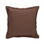 Cove Linen Cushion - Chocolate 50x50cm