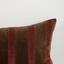 Huxley Cushion - Chocolate + Cherry 40x90