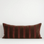 Huxley Cushion - Chocolate + Cherry 40x90