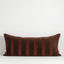 Huxley Cushion - Chocolate + Cherry 40x90