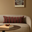 Huxley Cushion - Chocolate + Cherry 40x90