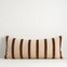 Huxley Cushion - Natural + Chocolate 40x90