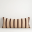 Huxley Cushion - Natural + Chocolate 40x90