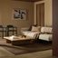 Huxley Cushion - Natural + Chocolate 40x90