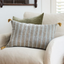 Leaf Handblock Velvet Cushion