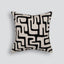 Luxor Cushion - Ecru + Black