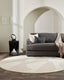 Marceau Round Rug - Ivory