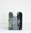 Marble Object Tall - Black