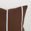 Otis Cushion - Chocolate + Sky 55x55cm