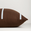 Otis Cushion - Chocolate + Sky 55x55cm