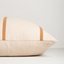 Otis Cushion - Oat + Caramel 55x55cm