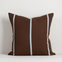 Otis Cushion - Chocolate + Sky 55x55cm