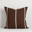 Otis Cushion - Chocolate + Sky 55x55cm