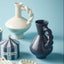 Arlo Twist Vase - Navy