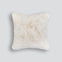 Pelage Faux Fur Cushion  - Ivory