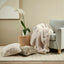 Pelage Faux Fur Cushion - Taupe