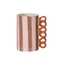 Pierre Pretzel Vase - Pink + Brown