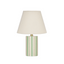 Rey Table Lamp - Ivory + Green