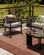 Shore In + Outdoor Cushion - Claret