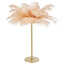 Feathered Table Lamp