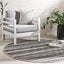 St Ives Outdoor Rug - Black 195cm