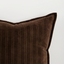 Stria Cushion - Chocolate 55x55cm