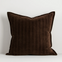 Stria Cushion - Chocolate 55x55cm