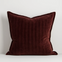 Stria Cushion - Merlot 55x55cm
