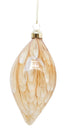 Speckle Glass Teardrop - Gold