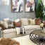 Moana 3 Piece Modular Sofa - Marshmallow