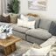 Moana 6 Piece Modular Sofa - Greygum
